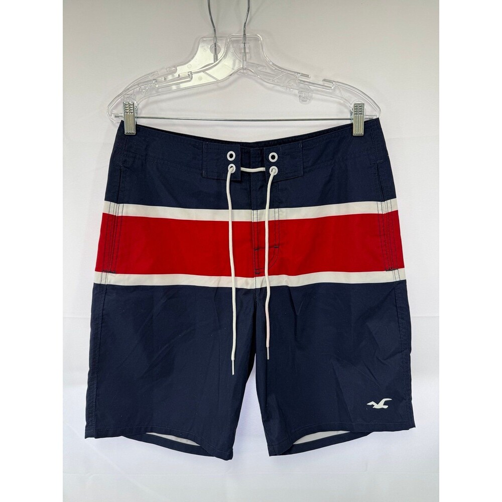 Hollister Men’s Swim Trunks Size 32 No Lining Tie Closure